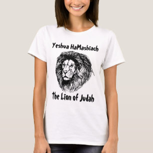 Lejon om Judah T-shirts, YESHUA JESUS T-shirt