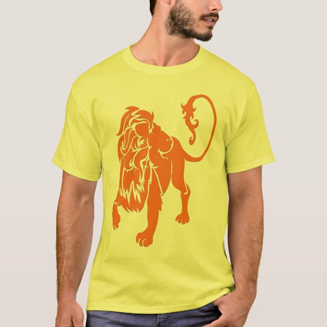 lejon orange t-shirt (Framsida)