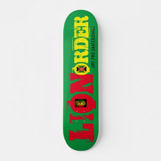 LEJON ORDER JMT Skateboard, 7¾ tum Deck Mini Skateboard Bräda 18,5 Cm (Framsida)