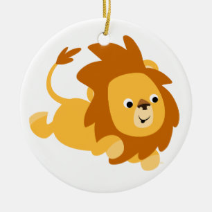 Lejon Ornament för spel för Tecknad i Cute
