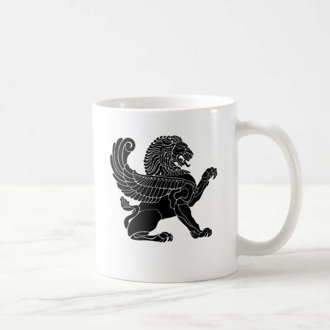 lejon perser kaffemugg (Höger)