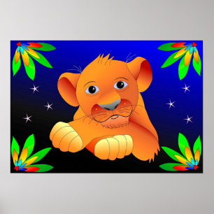 Lejon Poster