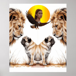 lejon  poster