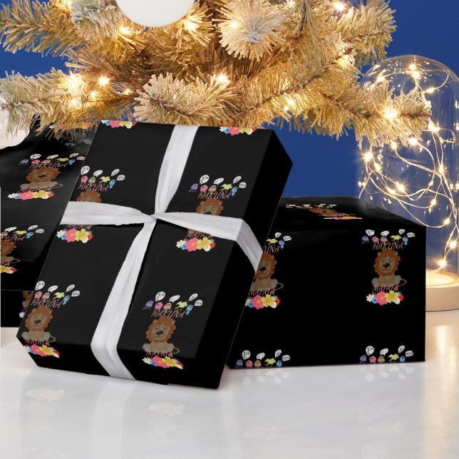 Lejon. Presentpapper (Helgdagar)