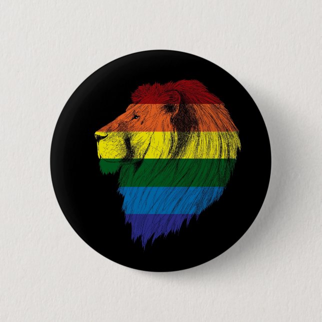 Lejon pride knapp (Framsida)