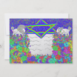 Lejon Psover Rainbow Pesach Seder Julkort