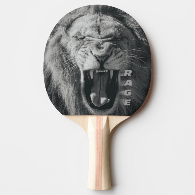 Lejon Rage Black and White Roar Pingisracket (Framsidan)