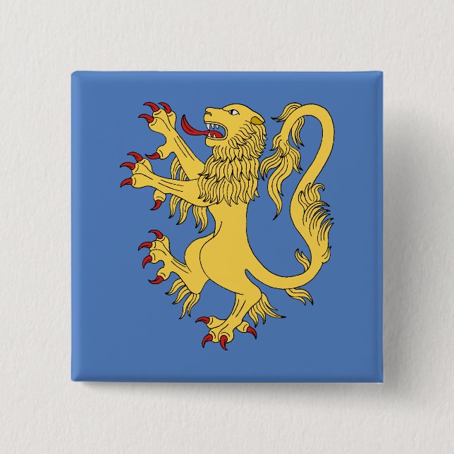 Lejon Rampant Knapp (Framsida)