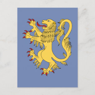 Lejon Rampant Vykort