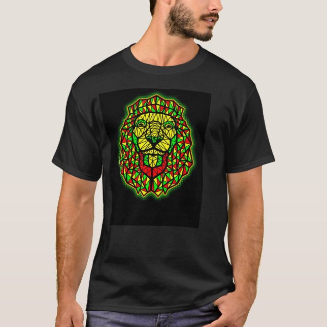 lejon rasta tee shirt (Framsida)