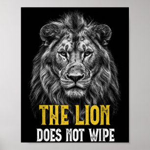 Lejon rensas inte - Lustigt Lejont minne Poster
