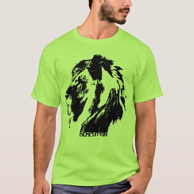 Lejon rivning t-shirt (Framsida)