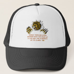 Lejon Roar Power - Motivering Quote Trucker Cap Keps