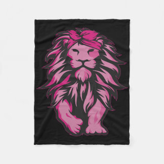 Lejon Rosa Bandana Breast Cancer Awareness Survivo Fleecefilt