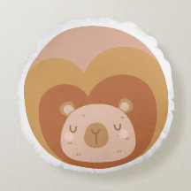 Lejon - Rund fyllning av lera och mjuka djur