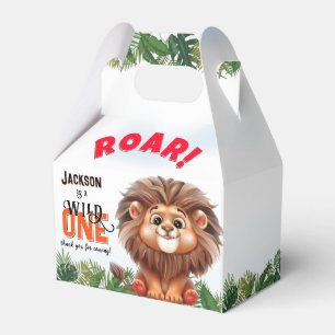 Lejon Safari-Vild en Barns födelsedag-favoritruta Presentaskar