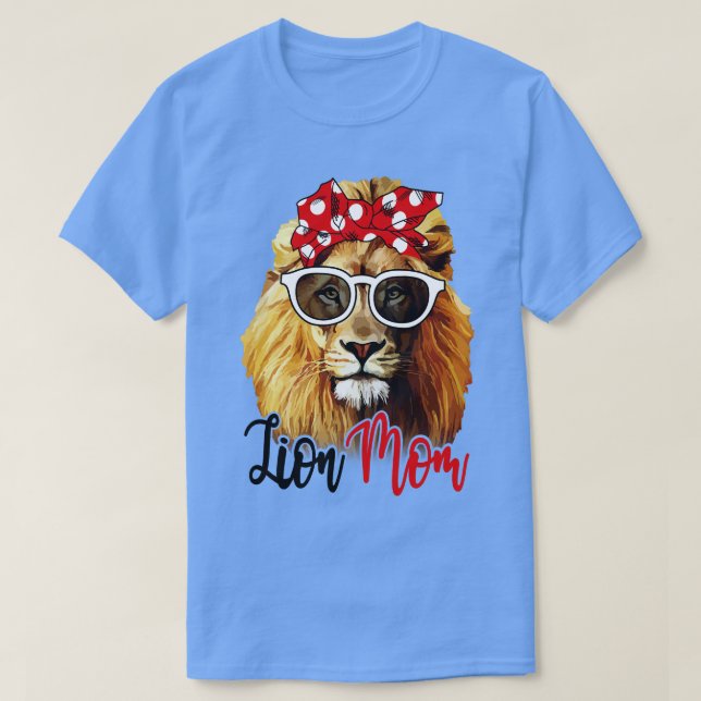 Lejon Shirt Lejona Mamma Bandana T Shirt (Design framsida)