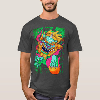 Lejon Shishi ( Shishi i kinesiska Foo Fu Hund Guar T Shirt