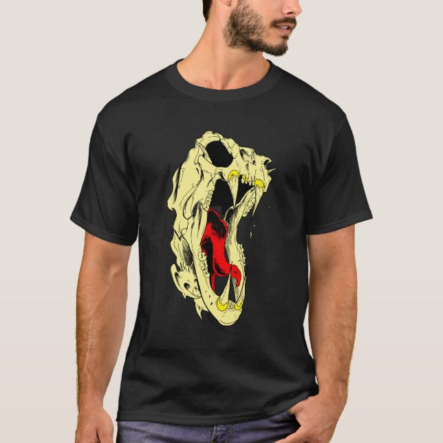 Lejon skalle t-shirt (Framsida)