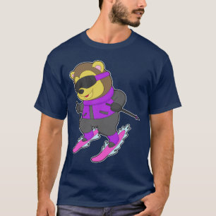 Lejon Skier Ski Winter-sport T Shirt