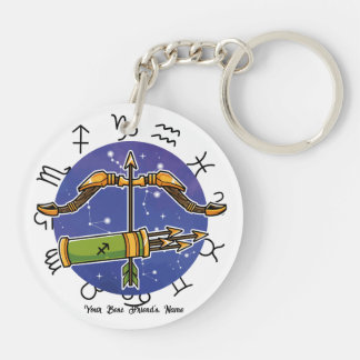 Lejon Skytten Akrylnyckelring