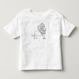 Lejon småbarnutslagsplats - tee shirt