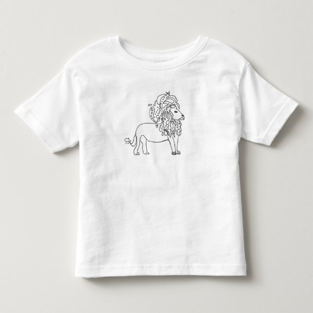 Lejon småbarnutslagsplats - tee shirt (Framsida)
