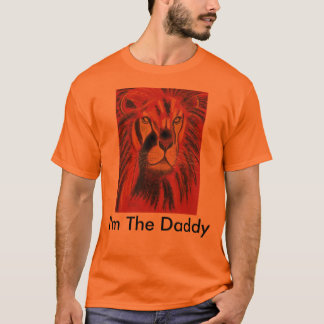 lejon sol, I-förmiddag pappautslagsplatsskjortan Tee Shirt