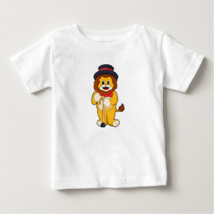 Lejon som gentleman med hatt t shirt