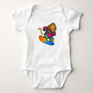 Lejon som snurrare med snurrbord t shirt