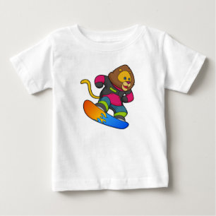 Lejon som snurrare med snurrbord t shirt