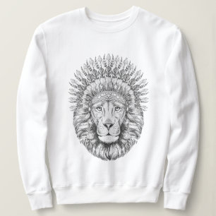 Lejon sötskjorta för krökt Royal T Shirt