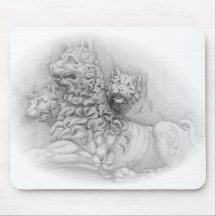 Lejon statustudie - Pierre Jacques mousepad Musmatta
