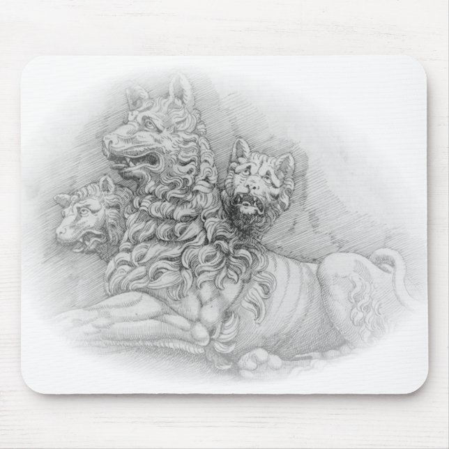 Lejon statustudie - Pierre Jacques mousepad Musmatta (Framsidan)