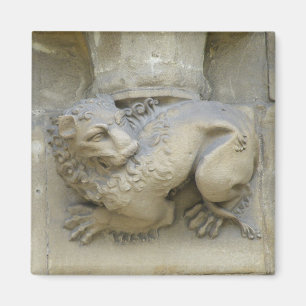 Lejon staty magnet