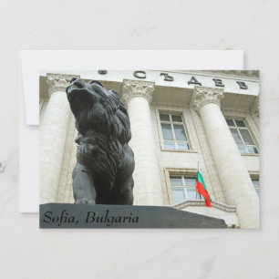 Lejon staty, Sofia, Bulgarien
