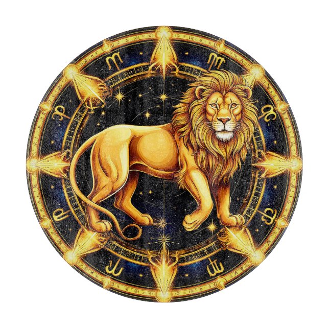 🦁 Lejon Stjärntecken Himmelsk Stjärnsymbol Presen (Framsidan)
