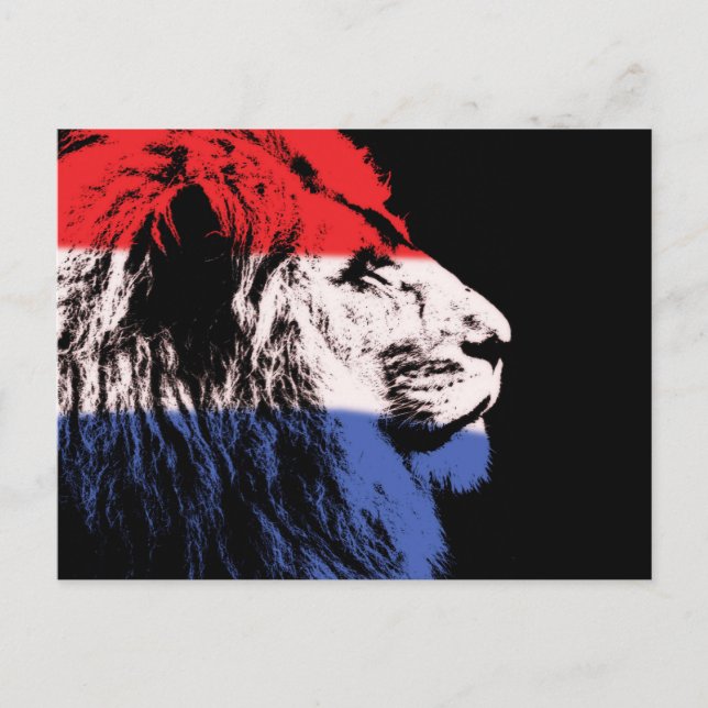 Lejon stödprofil vykort (Framsida)