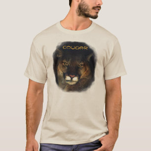 Lejon, stor kattfärg 3 t-shirt