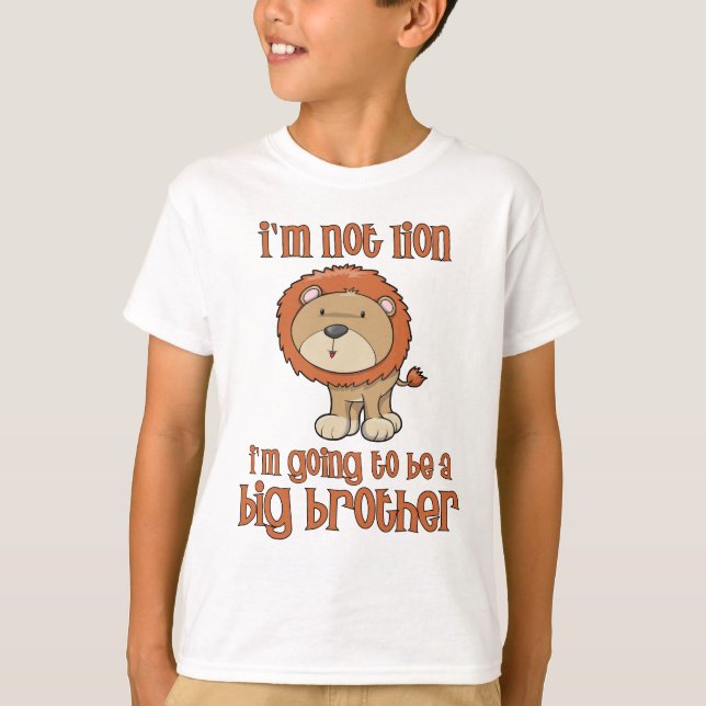 lejon storebror t-shirt (Framsida)