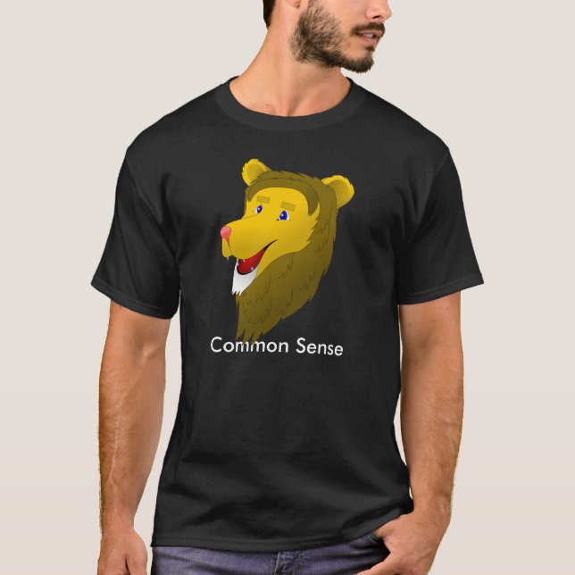 Lejon sunt förnuft tee shirt (Framsida)