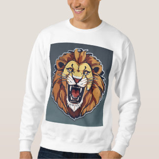 Lejon T-shirt Lång Ärmad Tröja