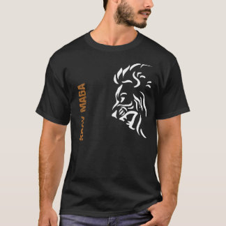 Lejon T skjorta för KRAV MAGA T-shirt