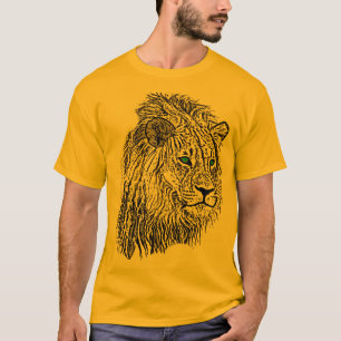 Lejon t-skjorta tee shirt