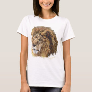 Lejon T-tröja för kung, kvinna T-shirt
