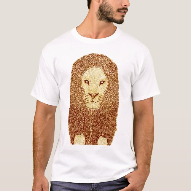 Lejon T-tröja T-shirt (Framsida)