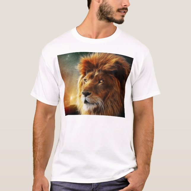 Lejon T-tröja T Shirt (Framsida)