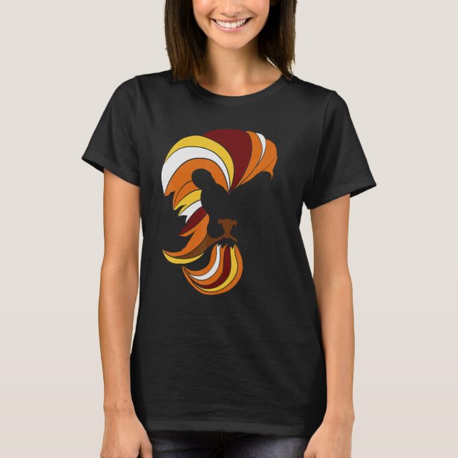 Lejon Tatto Jungle Oktober Kung T Shirt (Framsida)