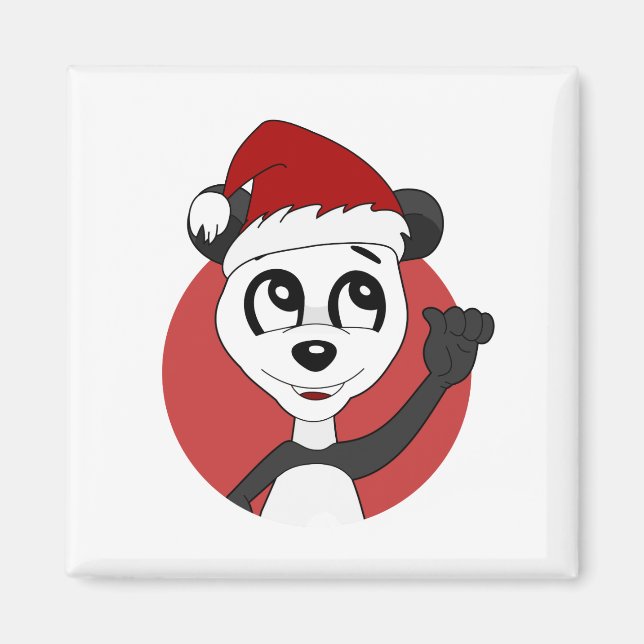 Lejon tecknad med fotboll magnet (Framsidan)