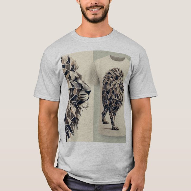 Lejon  tesetik t shirt (Framsida)